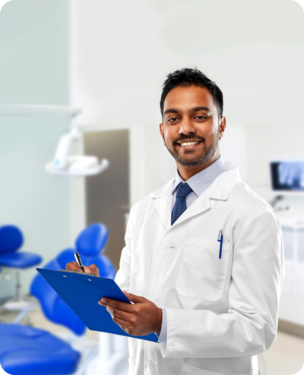 Dental professional available to answer enquiries